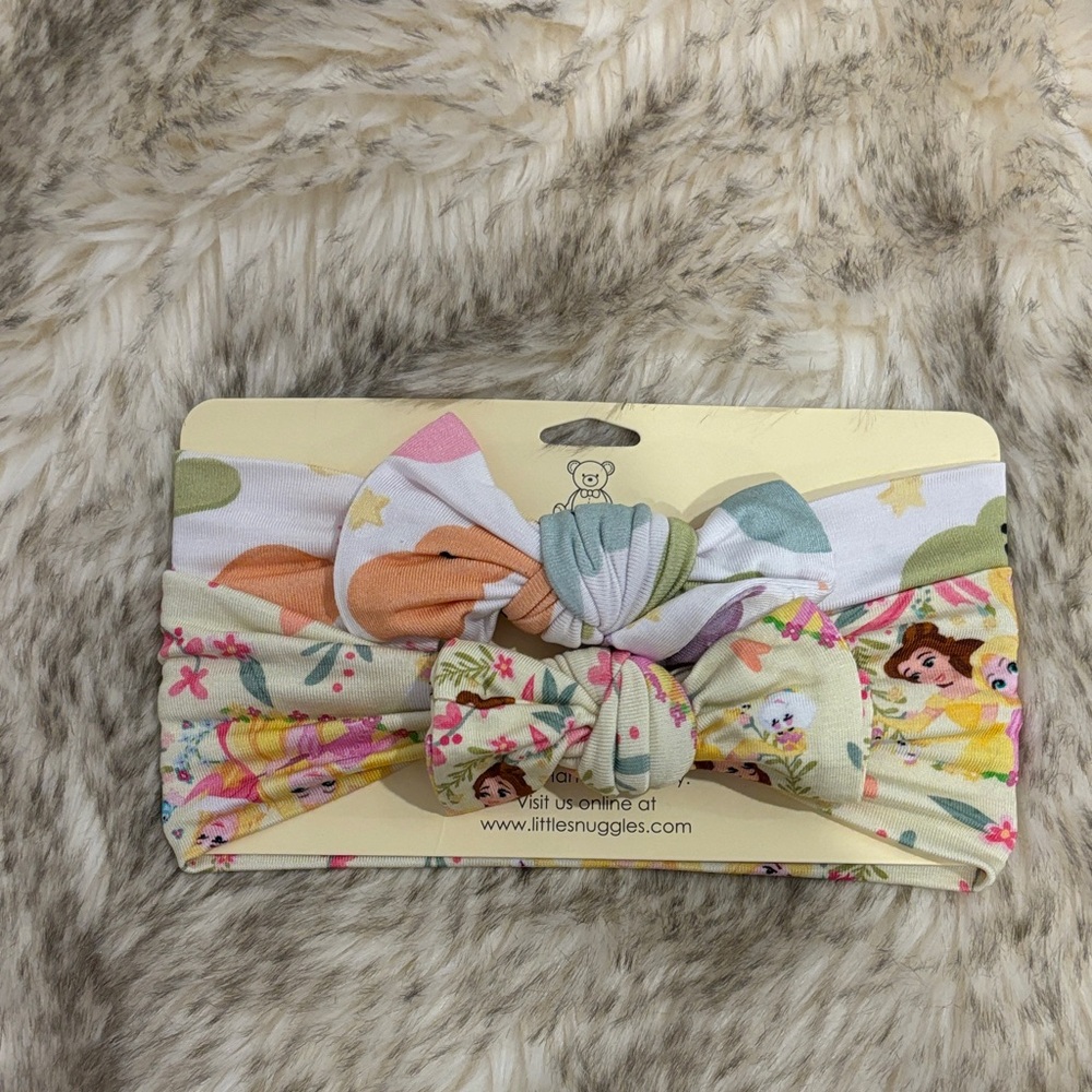 Little Snuggles Baby Bamboo Headband Set